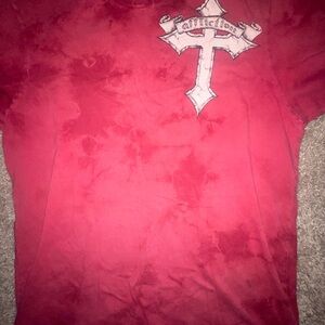 Affliction Crimson Cross Tee